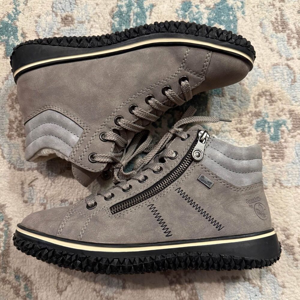 Rieker Cordula Gray Ankle Booties size 6